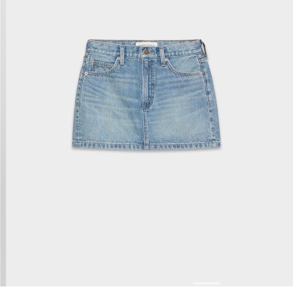 Denim Forum Light Blue Mini Skirt 26